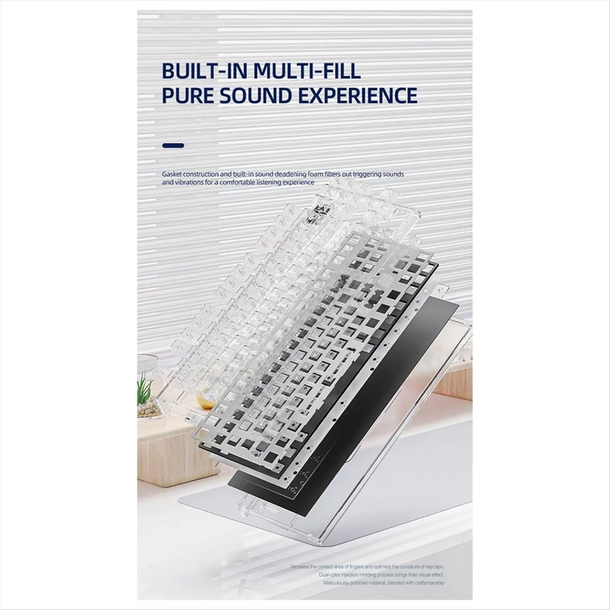 Superb- K86 Tri-Mode RGB Hot-Swappable Russian Mechanical Keyboard Russian Wireless Bluetooth Russian Gaming Keyboard,C