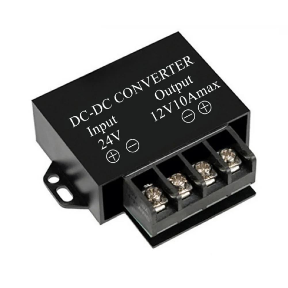 120W 24V to 12V Step Down Module 10A Output for LED Advertising Displays Fleet Vehicles Input 15V-35V High Efficiency