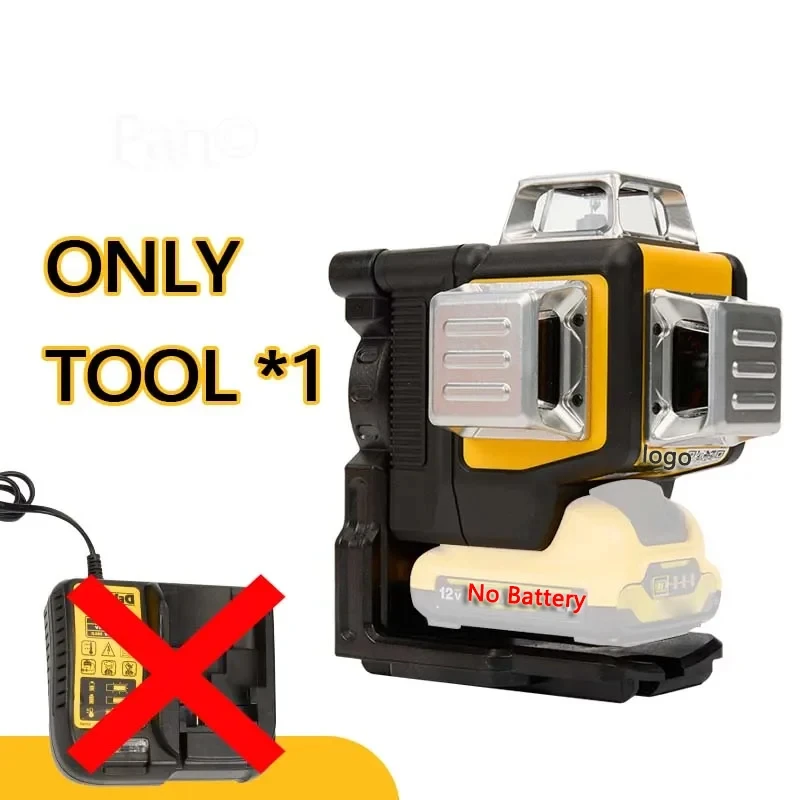 DW089LG 2025 Laser Level For Dewalt 12V Lithium Battery Powered with 12 Lines 3 Sides*360 Degree Vertical And Horizontal - view 2