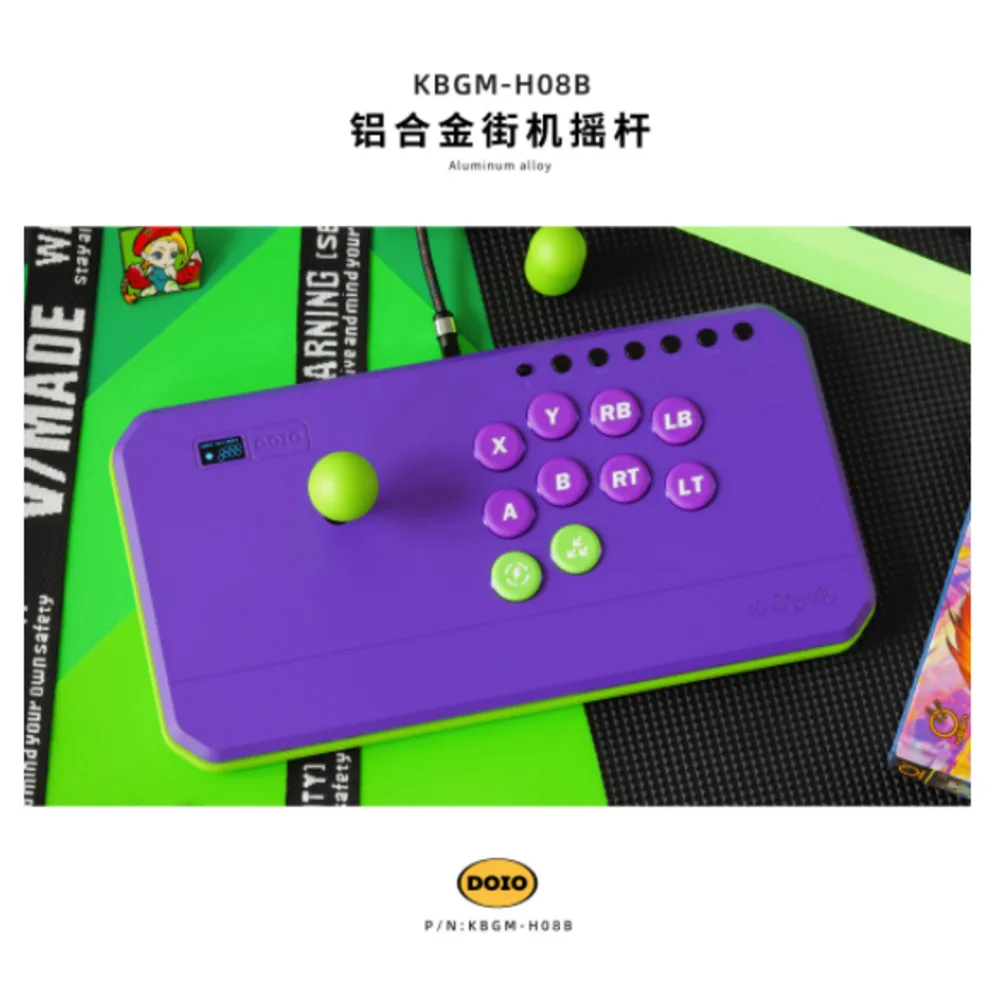 DOIO HITBOX KBGM-H08B Gaming Keyboard Aluminium Alloy Backlight PBT For PS4 PS5 switch Keyboard Custom PC Steam Accessories