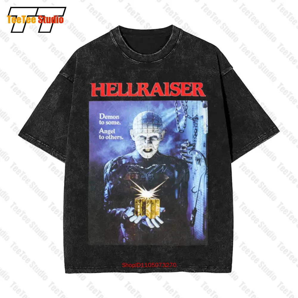 Hellraiser Pinhead Horror Movie Vintage Oversized T-Shirt 9PFO