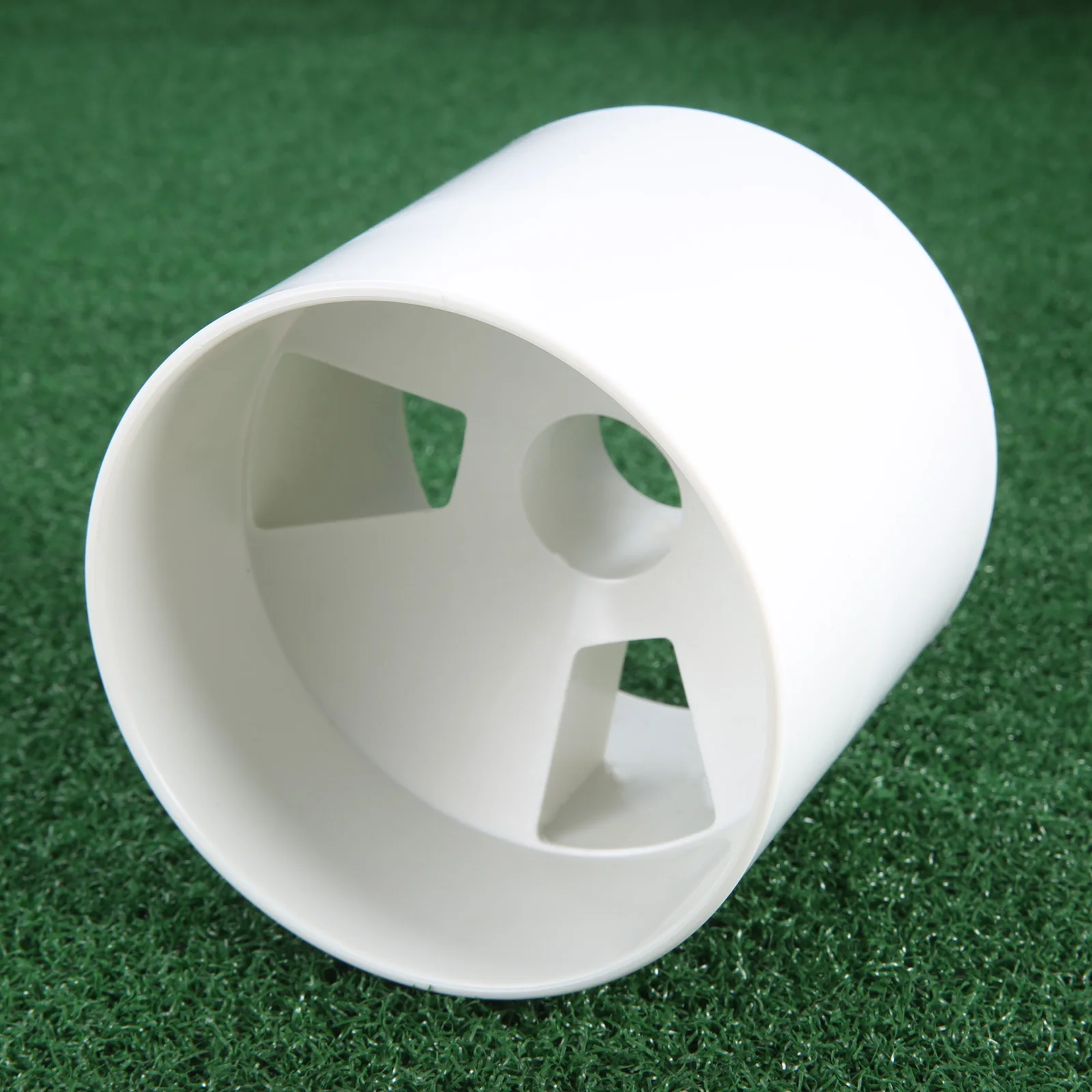 1pc Golf Green Hole Cup Plastic White for Garden Yard Backyard Indoor Outdoor Practice Training Aids Golf Accessories