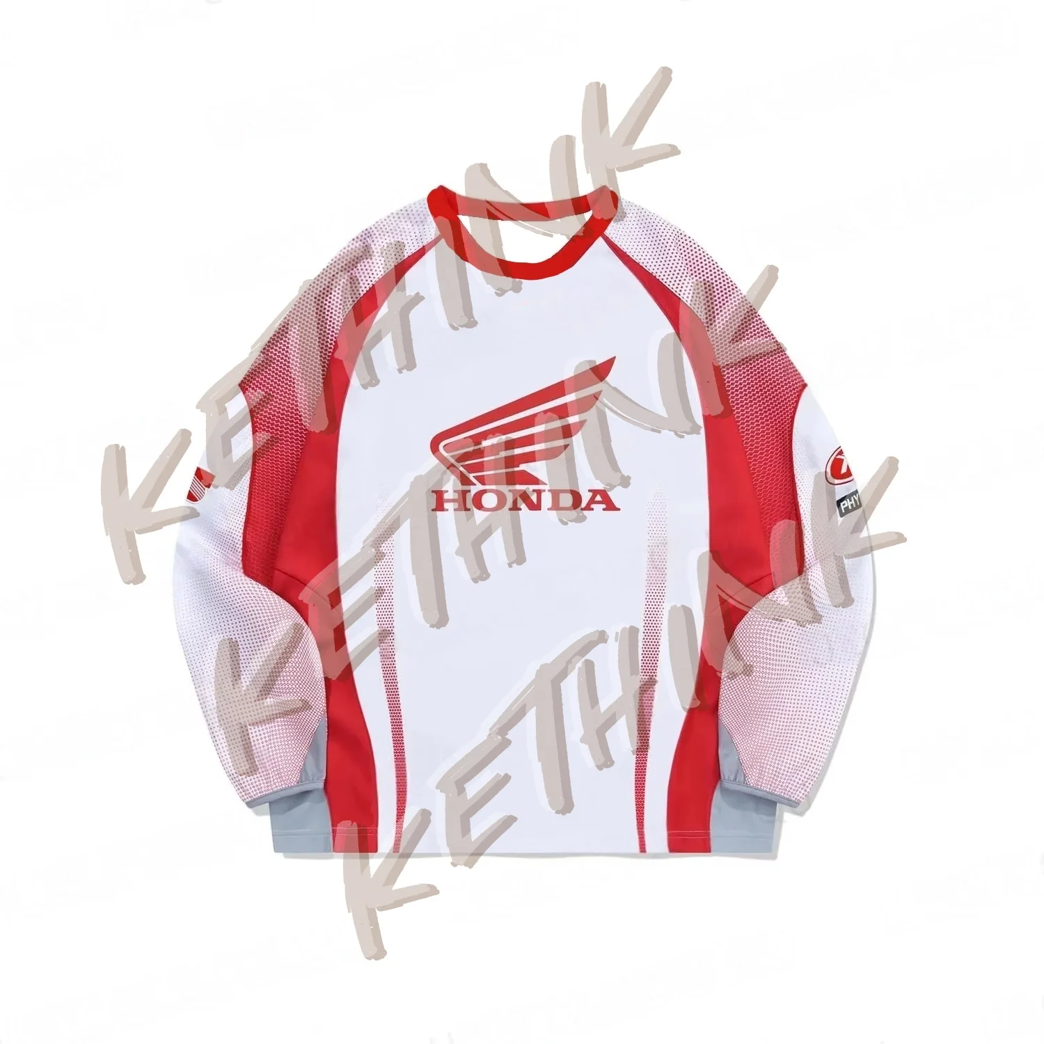 AliExpress Honda 2025 Motorcycle Jersey Long Sleeve Riding Shirt Breathable Dirt Bike Racing Gear Comfortable Off-Road Moto Top for Men