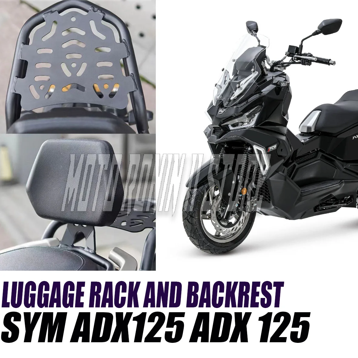 

New For SYM ADX125 ADX 125 Modified Rear Shelf Luggage Rack Passenger Backrest Rear Backrest