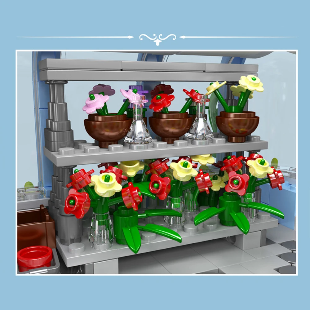 絶妙な植物園ビルディングブロック建築モデル子供のおもちゃデスクトップ装飾ギフトセット