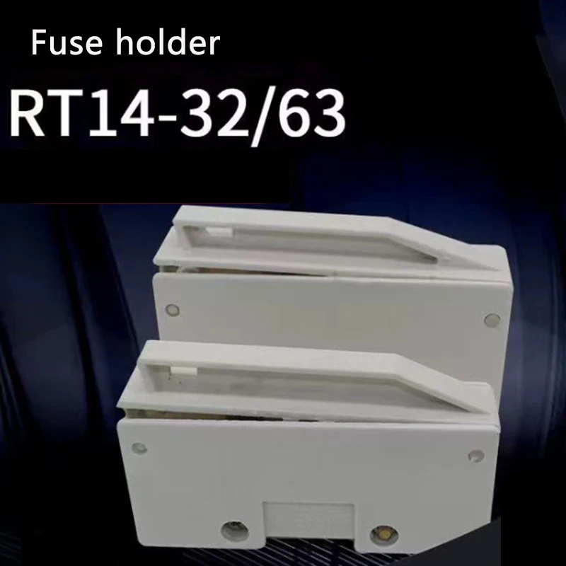 1P Rail type fuse base RT14-32 32A 380V 14 * 51 base fuse box cylindrical RT14-63 RT14-125 R017 22X58