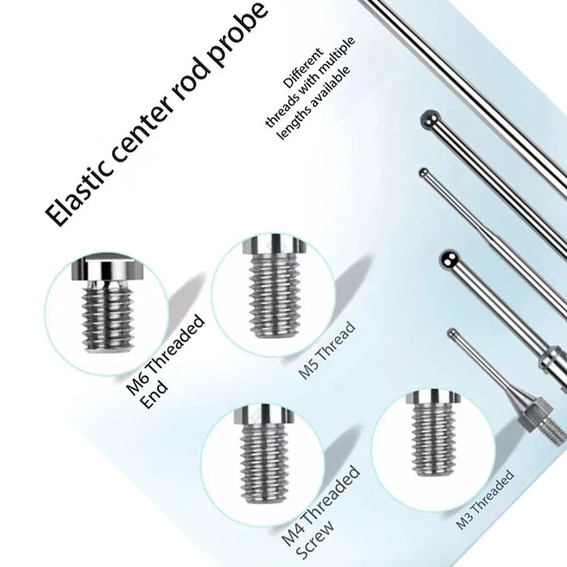 Industrial EDM spark machine center ball single rod M5 tooth M6 tooth non-magnetic club M3 M4 tooth detection needle