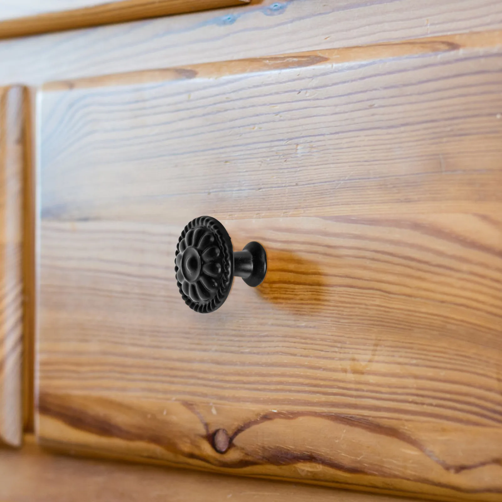 

Black Handle Aluminum Alloy Drawer Cabinet Knobs Modern Decorative Kitchen Cupboard Pull Handles Durable Not Deform Break