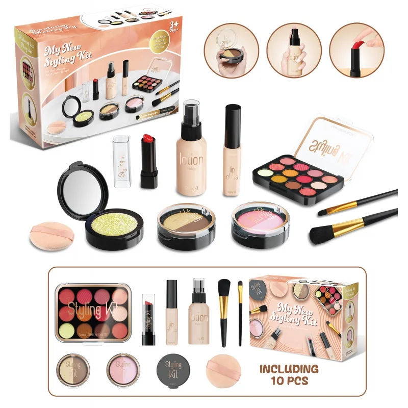 Girl Beauty Play cosmetics toy set gift educational makeup toys for kids cosmetics bag set makeup toy for kids girl