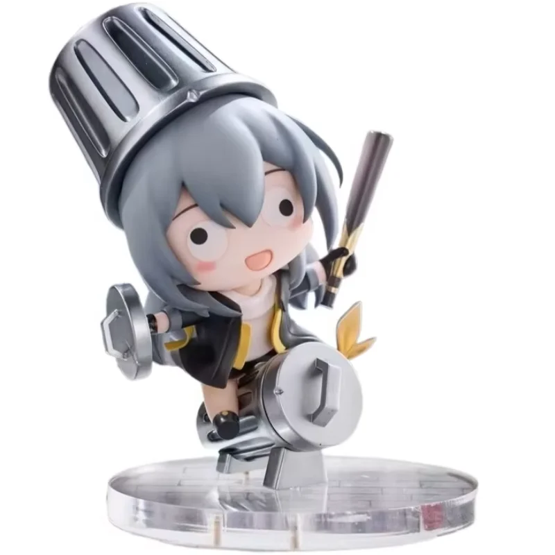 Honkai: Star Rail Trailblazer Trash Can Knight Chibi Figure Cute Funny Meme Hoyoverse Game Collectible Desk Decor Gift For Fans