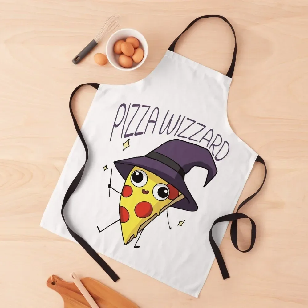 

Pizza wizzard Apron For Men Kitchen Man For Hairdresser kindergarten teacher Apron