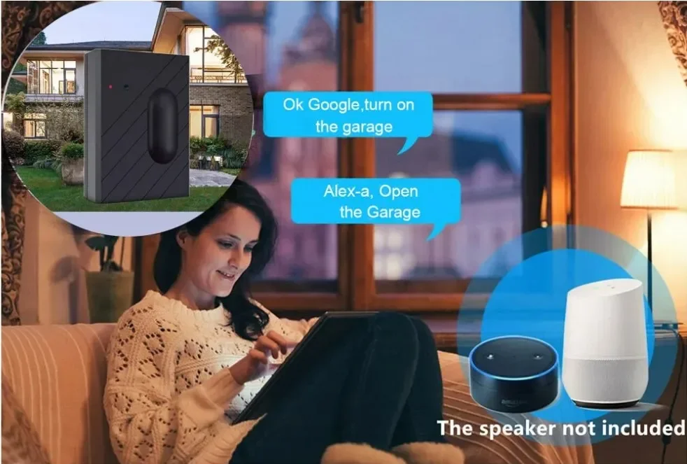 فتاحة باب المرآب الذكية المتوافقة مع تطبيق Tuya SmartLife Alexa Google Assistant للتحكم عن بعد لا يتطلب محورًا #5