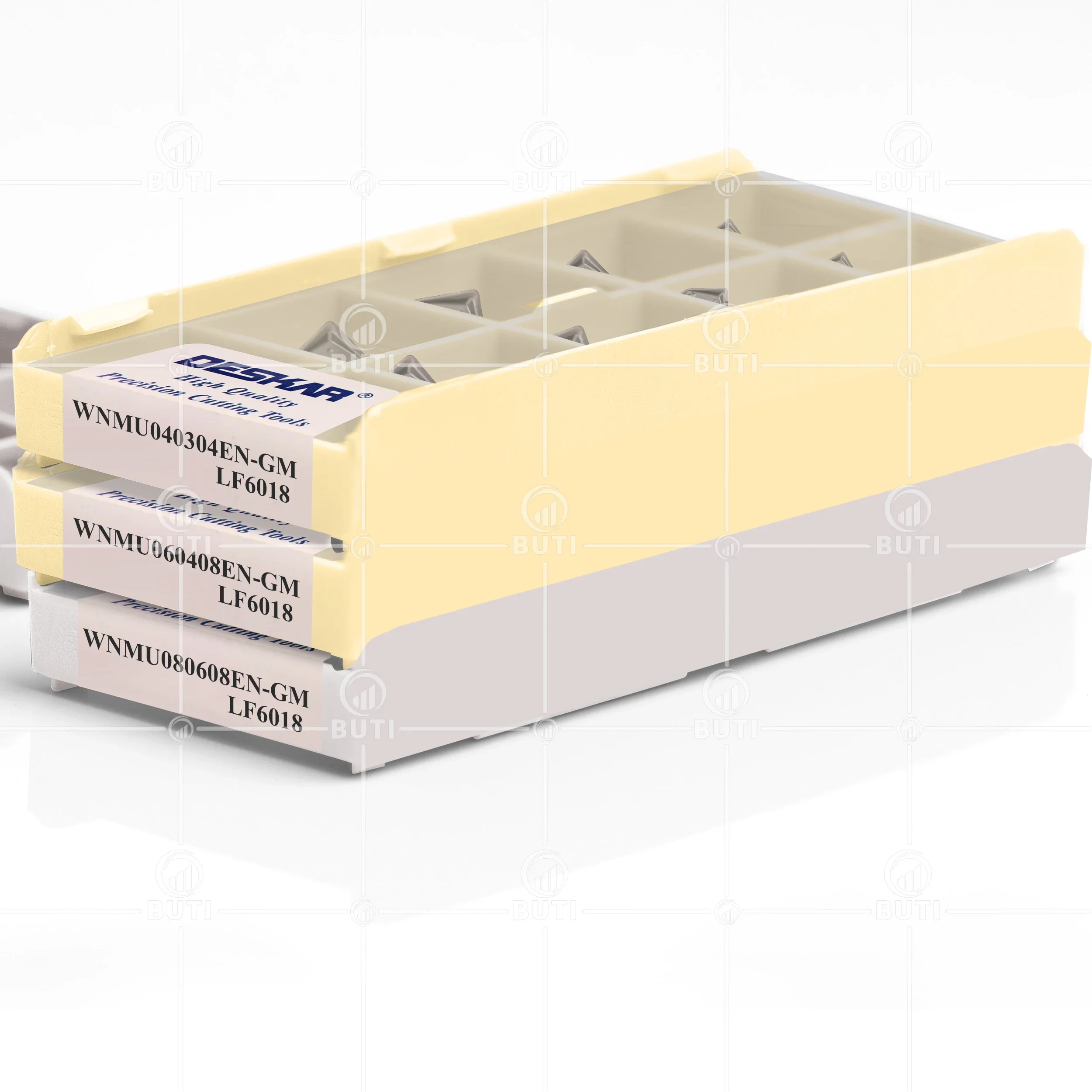 شفرات الطحن الأصلية 100% من DESKAR WNMU 040304 / 060408 / 080608 إدراجات كربيد EN-GM LF6018 مناسبة لمعالجة الفولاذ المقاوم للصدأ