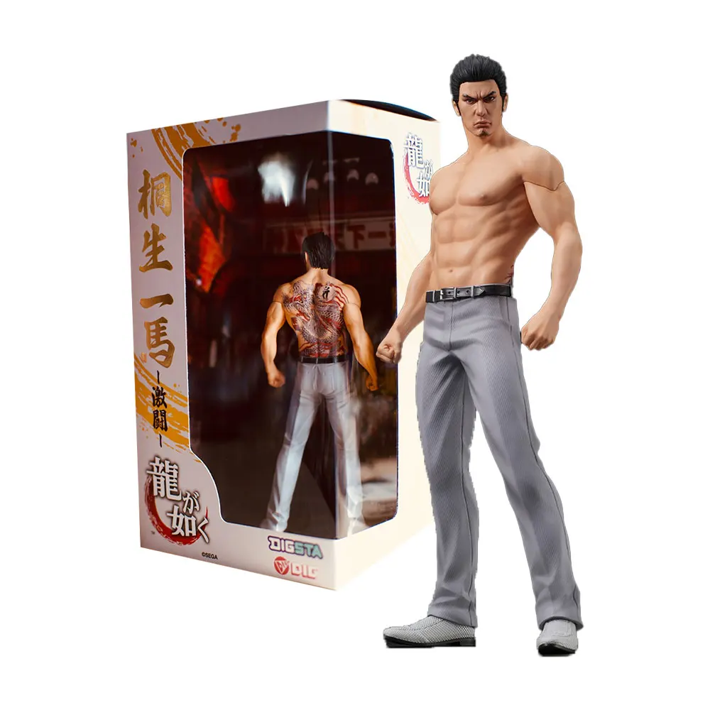 

18CM Anime Game Yakuza Figure Kiryu Kazuma Stand Animation Model Toys Gifts Collection Decoration Ornaments PVC