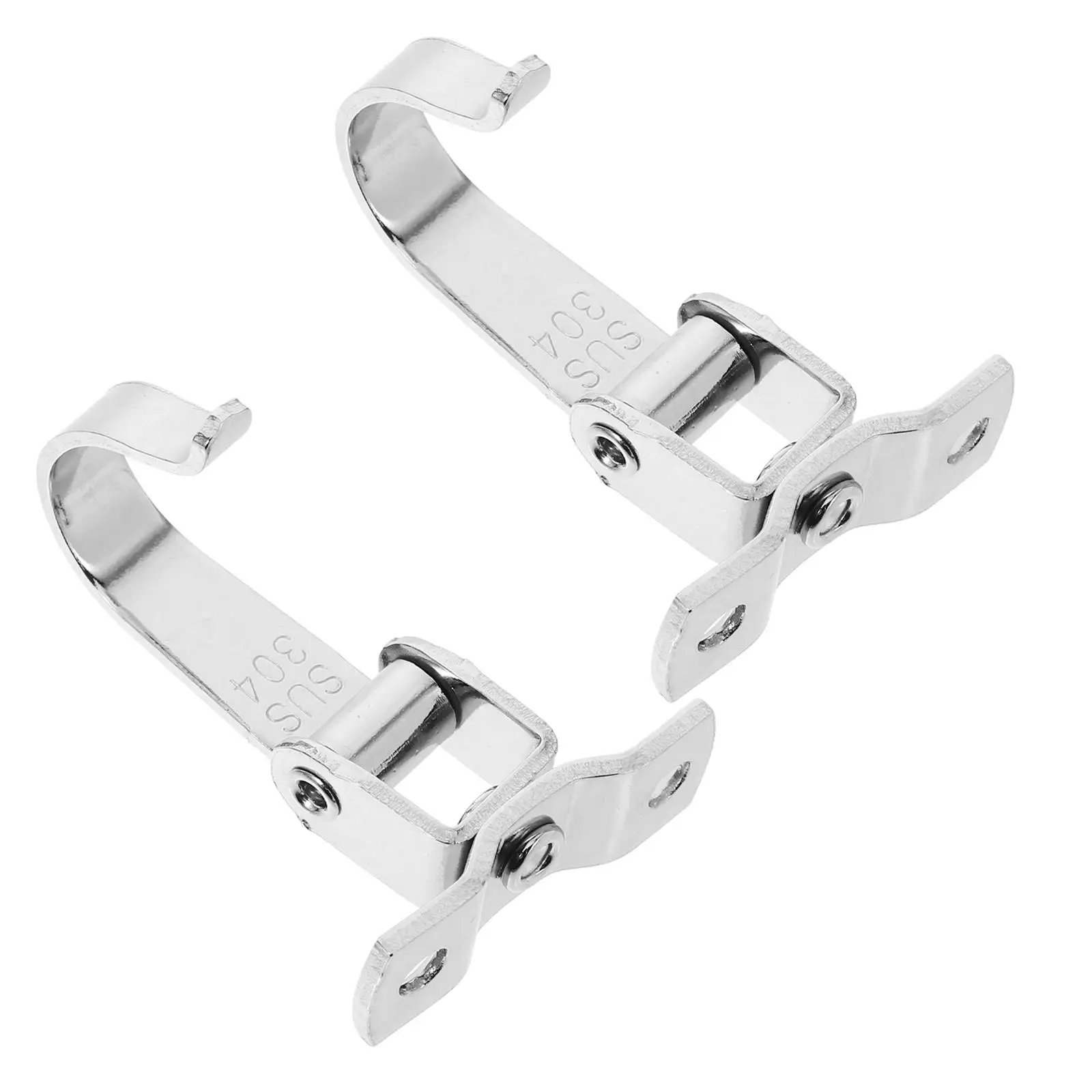 

2Pcs Top Mount Hooks Stainless Steel Ceiling Hooks for Plants Hanging Planter Bird Feeder Bracket Projection Screen Hook