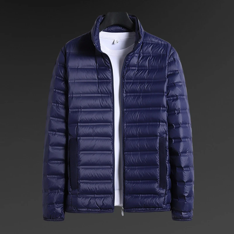 Casaco de baiacu de pato branco masculino, parka ultra leve, impermeável à água e ao vento, novidades, inverno, 90%, ZL311, 90%, 2021