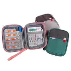 Kit de primeros auxilios portátil para exteriores, Kit de primeros auxilios impermeable para supervivencia de emergencia, Mini banda de ayuda para píldoras, bolsa de almacenamiento, estuche, Kit de viaje, 1 unidad