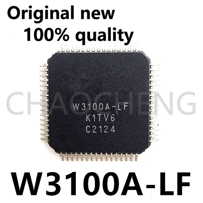 

(1-2 шт.) 100% новый оригинальный набор микросхем W3100A-LF W3100 QFP-64