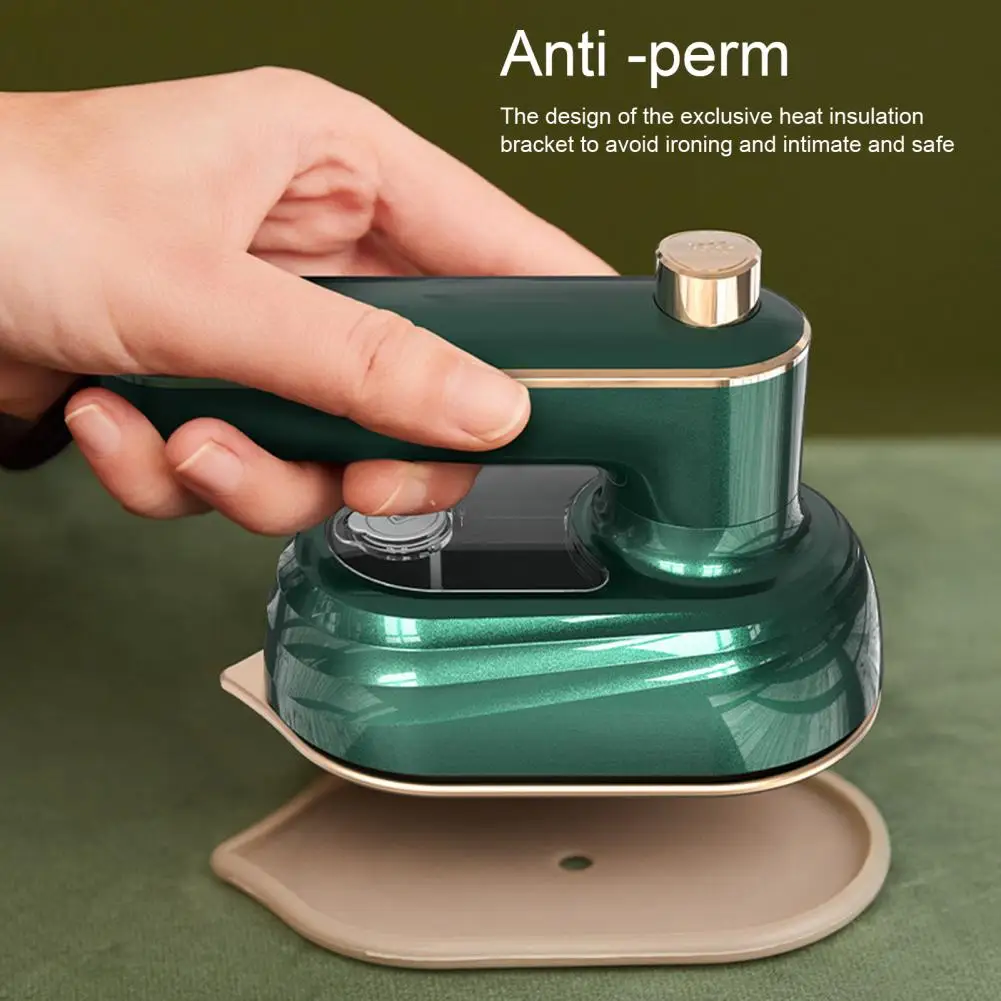Clothes Ironing Machine Portable Mini Handheld Steam Iron with Foldable Handle 38w Travel Garment Steamer Compact Dry Wet Use