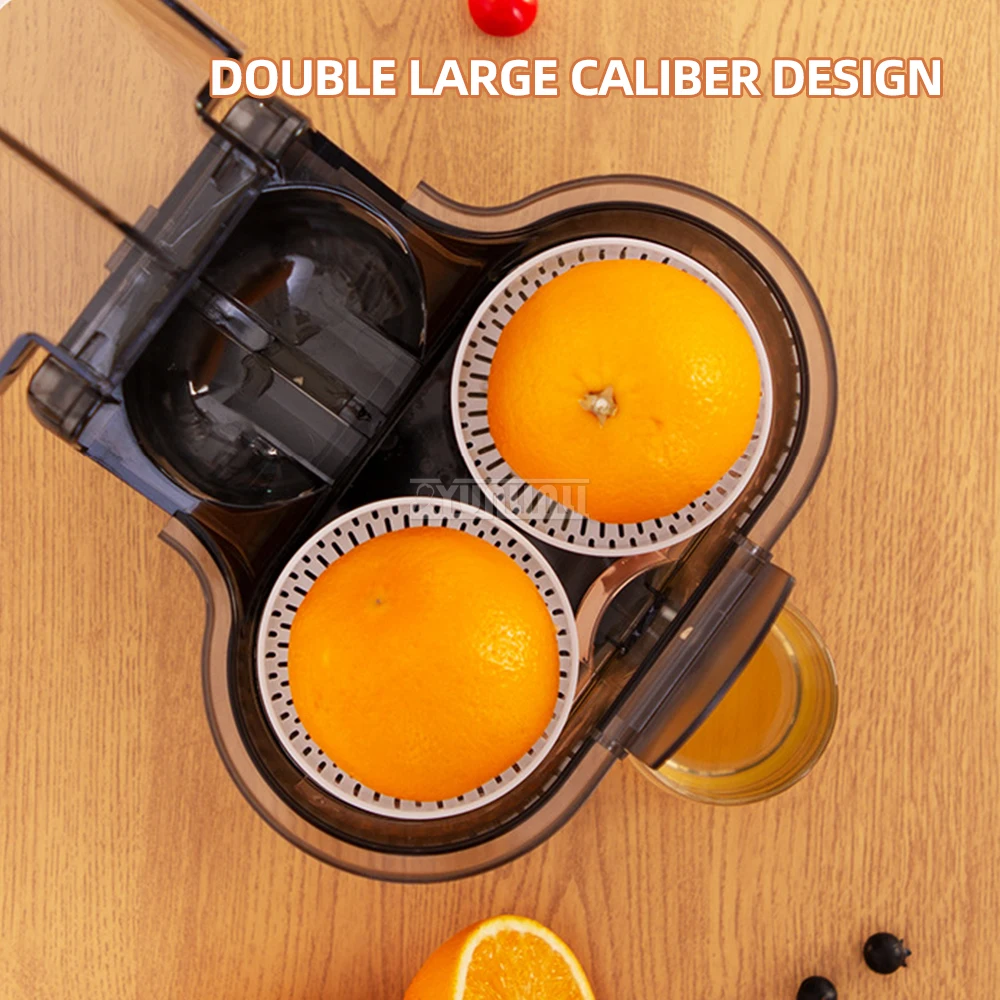 FE003A Double-head Juicer for Orange, Lemon, Grapefruit Slag Juice Separation Fresh Separator Press Machine