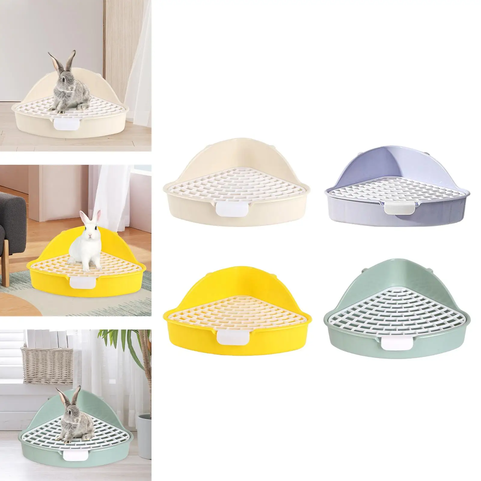 Potty trainer gaiola acessórios gaiola toalete panelas para animais de estimação fácil de limpar toalete para animais para outros animais galesaur coelho chinchila