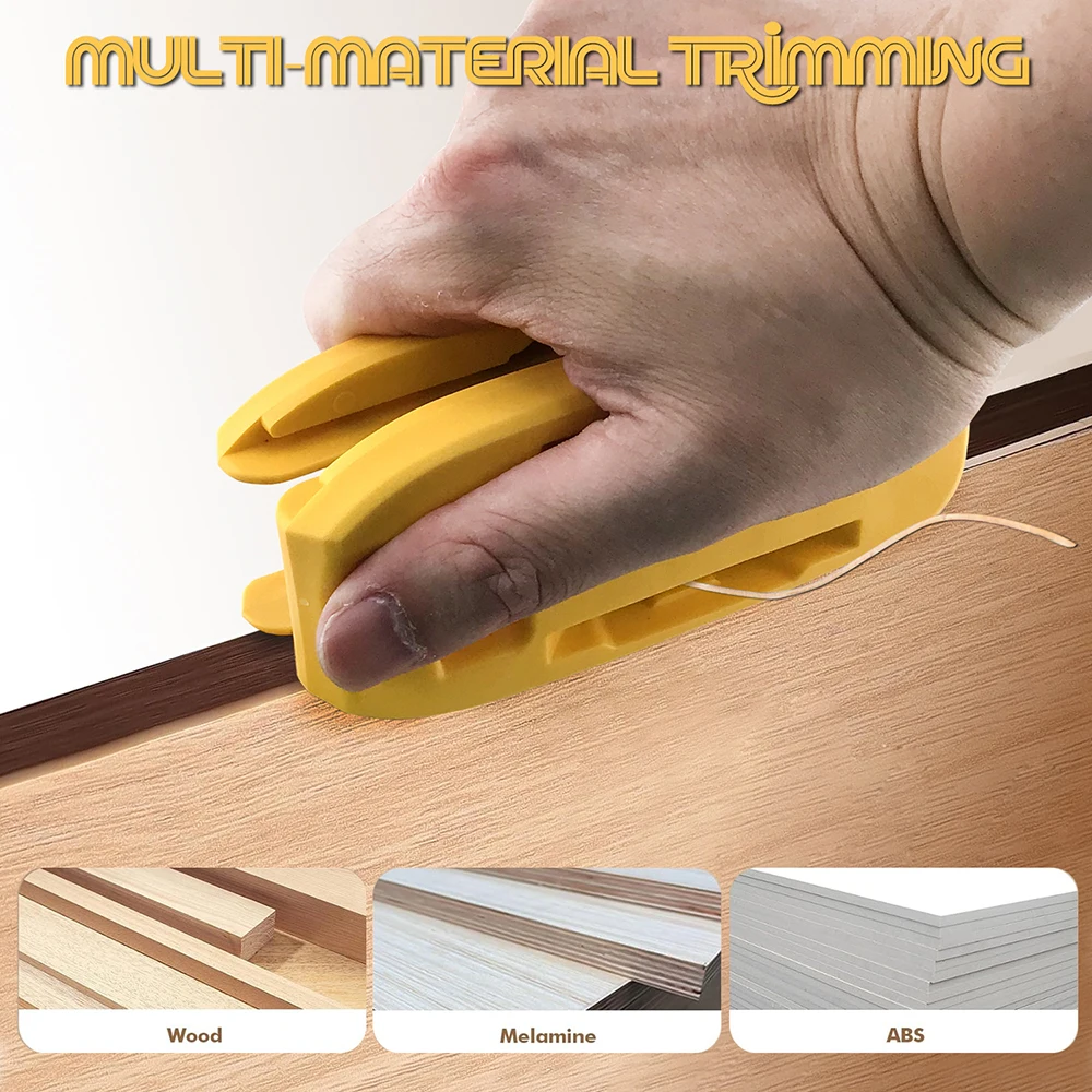 2025 Kantenanleimmaschine, Holz-Seitenanleimmaschine, Kunststoff, PVC, Sperrholz, Melamin, manueller Holzkopf, Schwanz, Trimmen, Holzbearbeitungswerkzeug