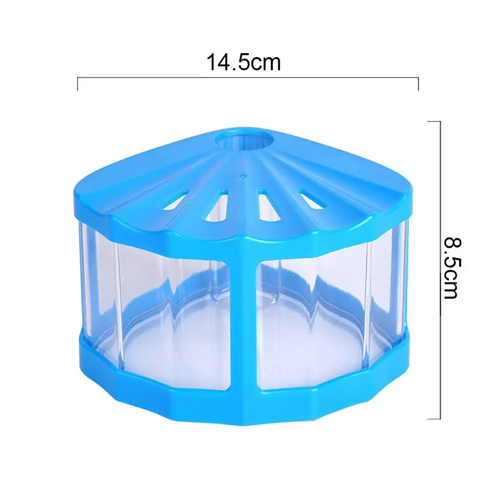 Plastic Betta Fish Tank Micro-Landscape Fan-shaped Breeding Box Fighting Fish Cylinder Tropical Fish Building Block Aquarium