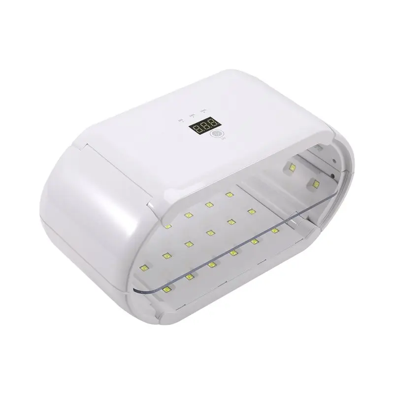 [NEWA08R】 Enhanced Uv Light Uv Resin Curing Light For Resin-Two-Sided With Digital Display Timer 48 LED Foldable EU Plug