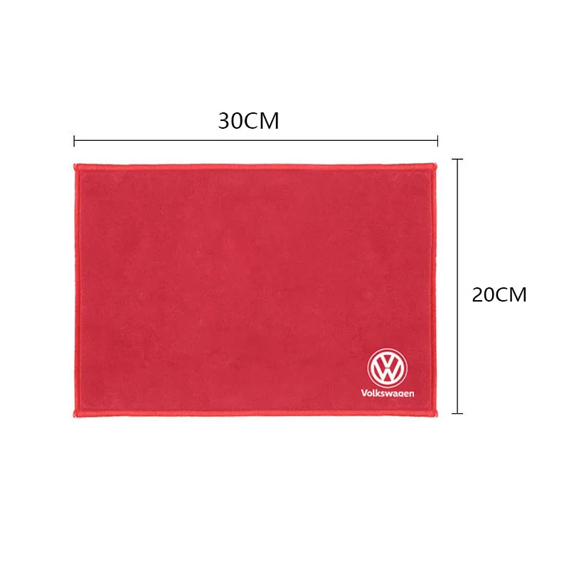 Car Microfiber Cleaning Towel Wipe Drying Cloth Clean Tools For VW GTI Polo Golf Passat Tiguan Arteon Touareg Taigo Caddy Jetta