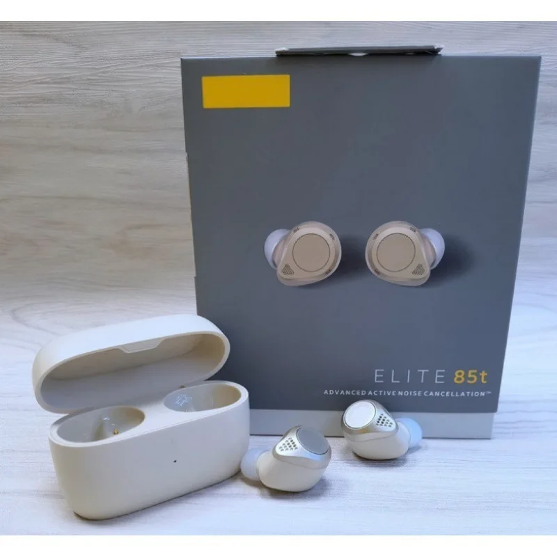 سماعات بلوتوث لاسلكية حقيقية في موسيقى ستيريو للأذن مناسبة لجودة الصوت العالية Jabra Elite 85t