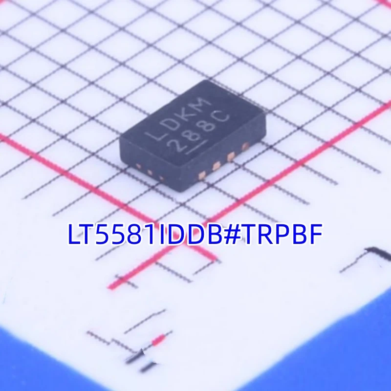 New and Original LT5581IDDB#TRPBF LDKM DFN-8 RF Detector 6GHz RMS Pwr Detector w/ 40dB Dynamic Rn