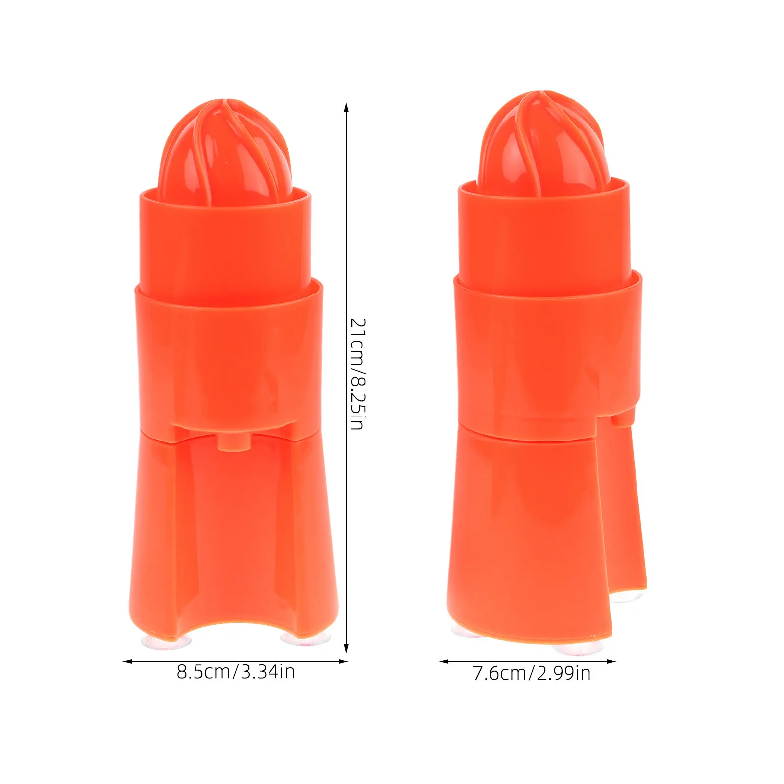 Compact Manual Juicer Small Fruit Citrus Juicer Detachable Lemon Squeezer Portable Handheld Orange Juice Squeezer Fresh Juice