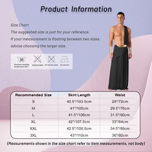 أزياء الإله اليوناني القديم Toga Gladiator ، الإمبراطور الروماني ، سترة بلا أكمام بكتف واحد ، عيد الهالوين ، ملابس المحارب في العصور الوسطى أفضل 6 مبيعات للرجال توجا يونانية - رقم 3