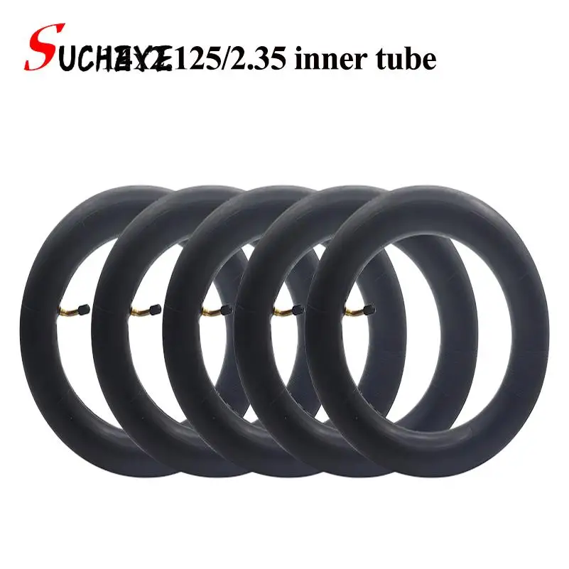 

14x2.125/2.35 Rubber Inner Tube With A Bent Valve Stem For Bicycle Bike Tires Electric Bike Parts Accessory