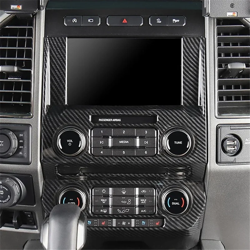 

WELKINRY для Ford F-150 P552 13-го поколения 2015-2020, автомобильная консоль, навигационный экран, кондиционер, динамик, переключатель, кнопка, отделка