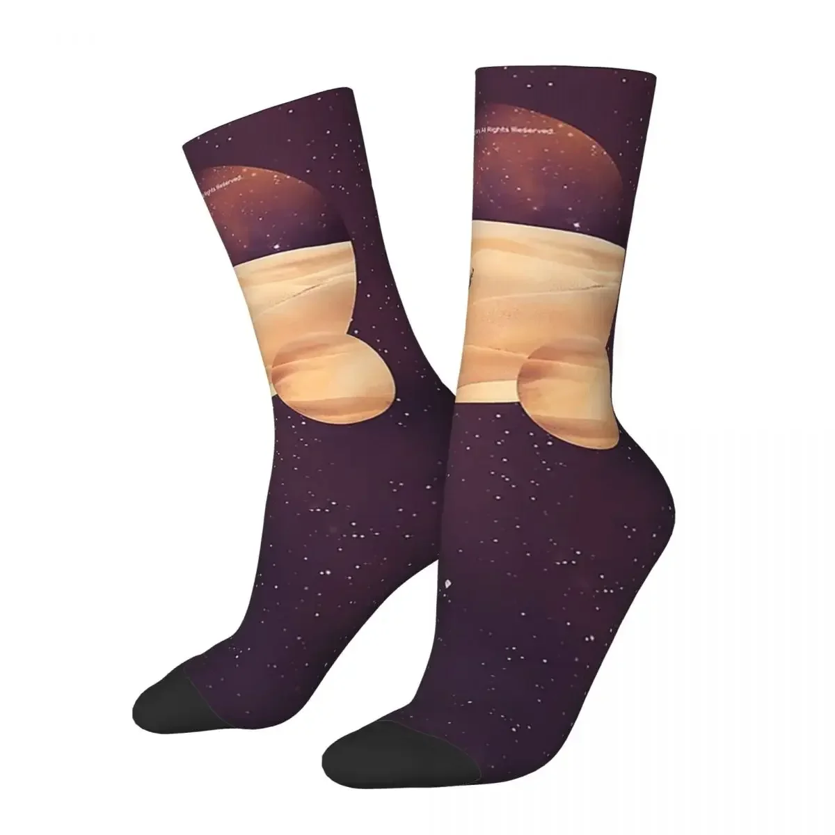 Arrakis With Two Moons, Minimalist Movie Design Socks Harajuku Sweat Absorbing Stockings All Season Long Socks Accessories