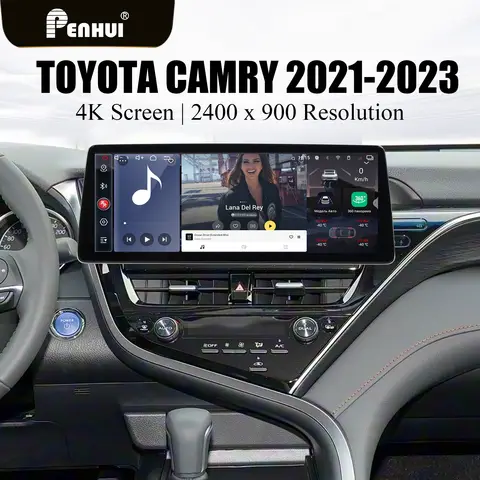 12.3 inch Redpower for Toyota Camry 2021-2023 Crystal Sound 850 Pro Max Android Car Radio Player Screen CarPlay DVD DSP