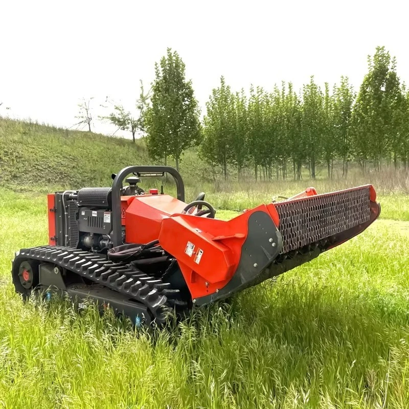 Wireless Robocutter Remote Control Crawler Forestry Mulcher