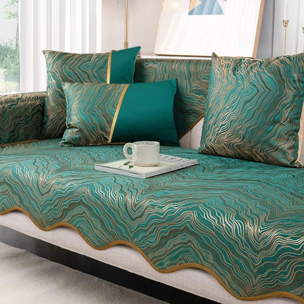 

100% solid leopard print leather slipcover