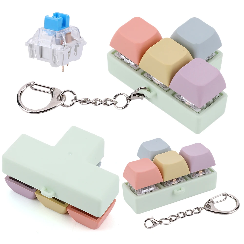 หมวกคีย์บอร์ดของเล่นกดปุ่มคลายเครียด Relief แป้นแป้นแป้นคีย์บอร์ดกลไกแบบทำมือของขวัญ Relief ความเครียด