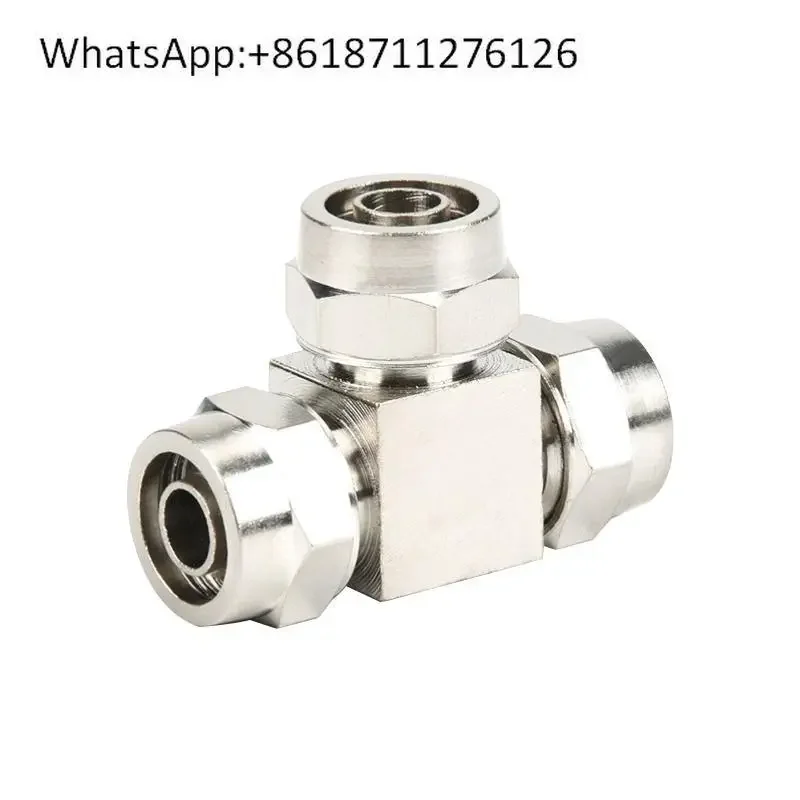 

Быстрый соединитель трахеи, быстрозакручивающийся тройник PE, переменный диаметр, PEG, пневматическая паровая труба высокого давления, аксессуары для воздушного насоса4/6/8 мм