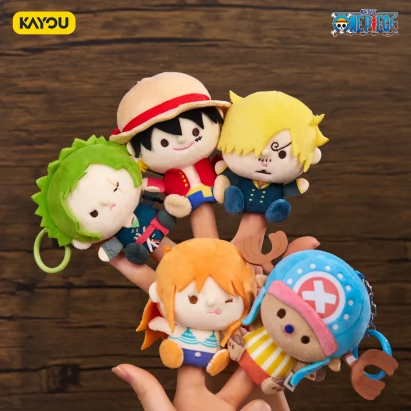

Kayou One Piece Regular Series Plush Finger Doll Anime Accessories Luffy&Zoro Backpack Keychain Pendant Fan Friend Gift