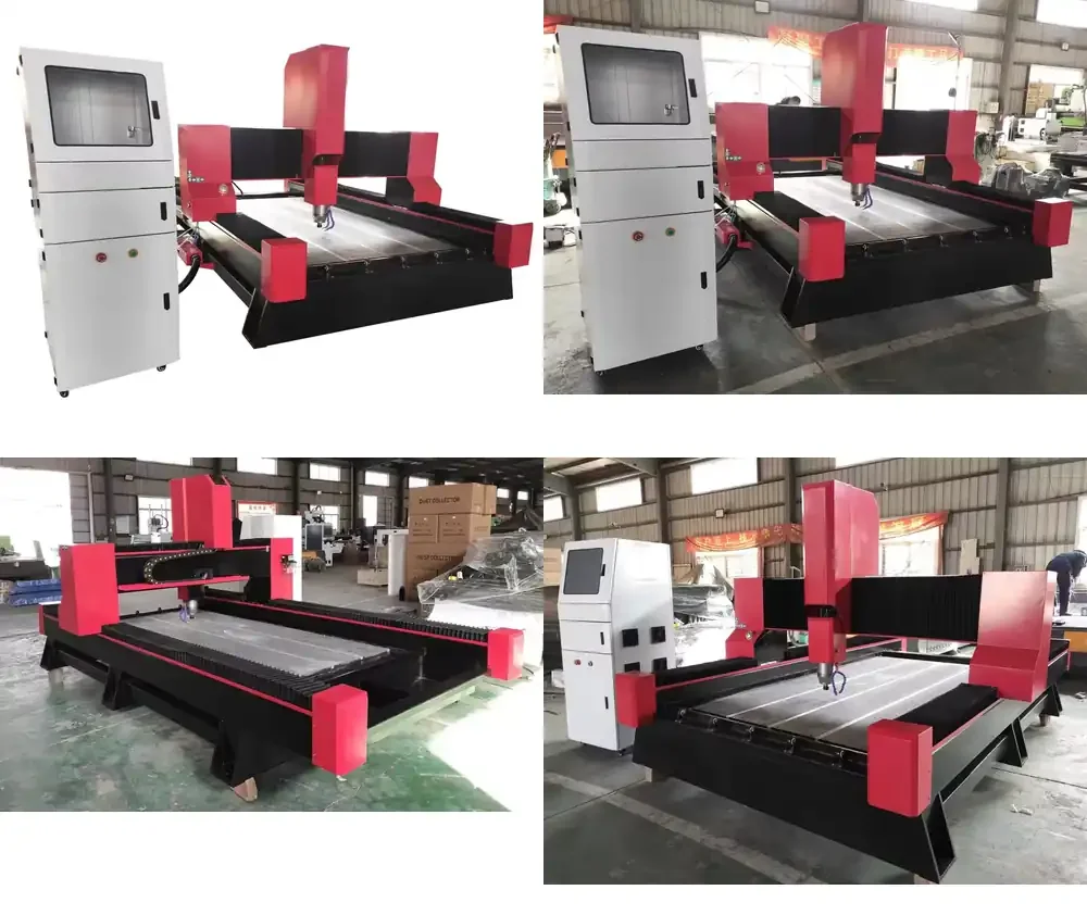 Durable and Economical Stone Carving Machine with Thickened Cast Iron Bed and Screw Drive Manufacturer Directly Supplied