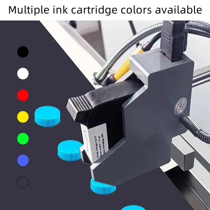 Multifunctional Online TIJ Inkjet Printer Continuous Industrial Date Label Coding Machine for PET Bottle Carton Box Packaging