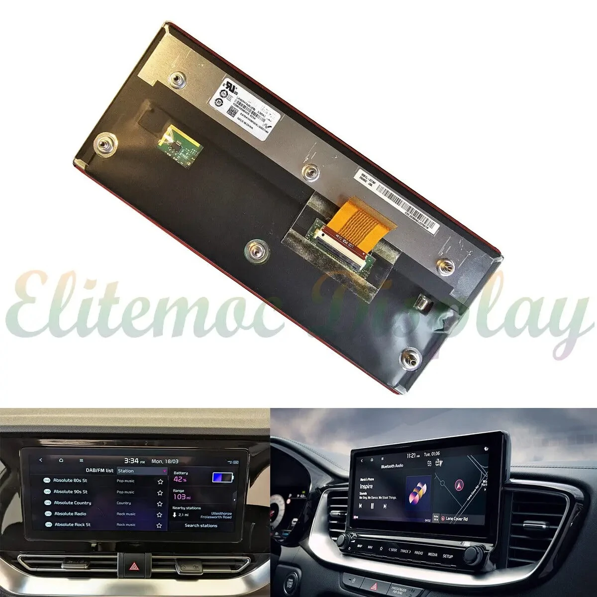 

ORIGINAL 10.3 INCH SCREEN DIGITZER LCD DISPLAY HEAD UNIT For KIA NIRO 2018-2022 LA103WF4(8L)(08)