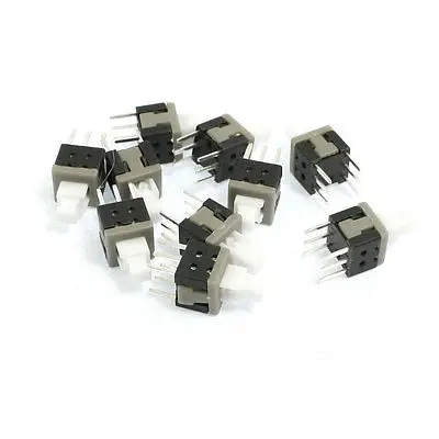 6 x 6mm Latching Torch Tactile Push Button Switch DPDT 6 Pin DIP