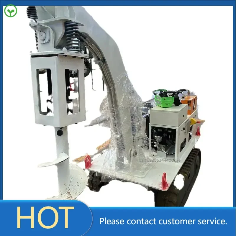 Crawler multi-functional rotary drilling rig, small remote control crawler auger, intelligent hydraulic auger equipment