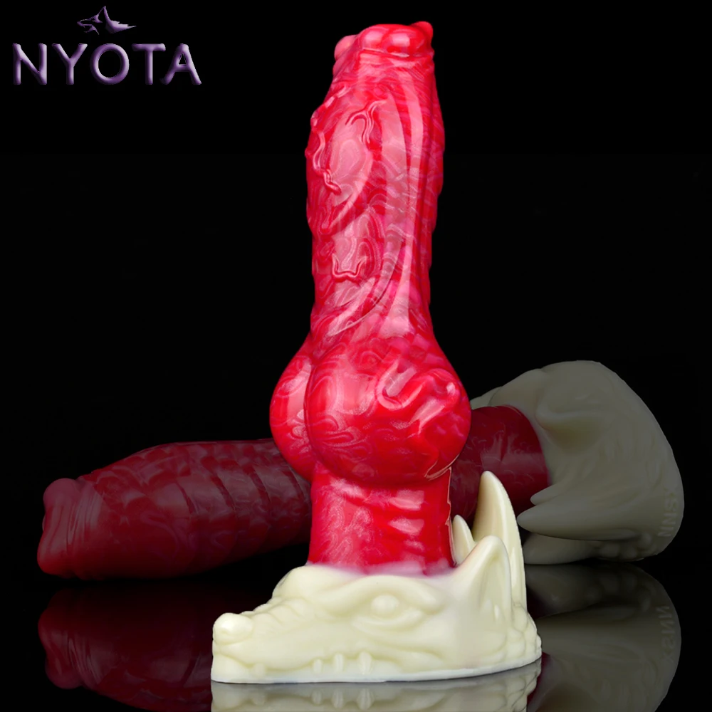 

NYOTA Monster Dildo Large Knot Penis Pussy Prostate Massage Silicone Anal Dildos Female Male Masturbator Sex Toy For Women Men