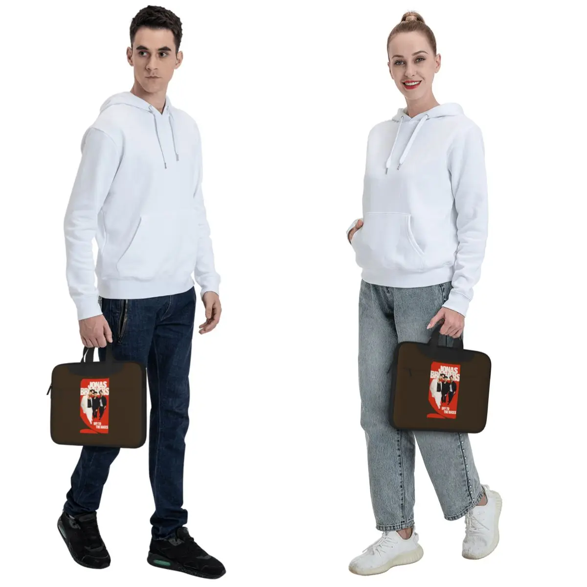 Vintage The Eras Tour 2023 Jonas Brothers JB The Album Crossbody Laptop Bag Case Computer Bag 13 14 15.6 Inch Macbook Pro