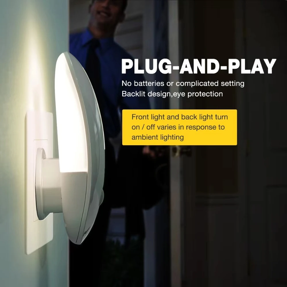 1pc LED Night Light Motion Sensor Night Lamp for Hallway Pathway Lighting Home Decorations